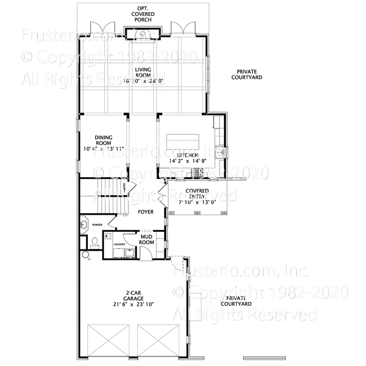 Archer House Plan First Floor Plan