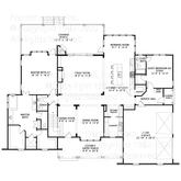 Blackridge House Plan First Floor Plan