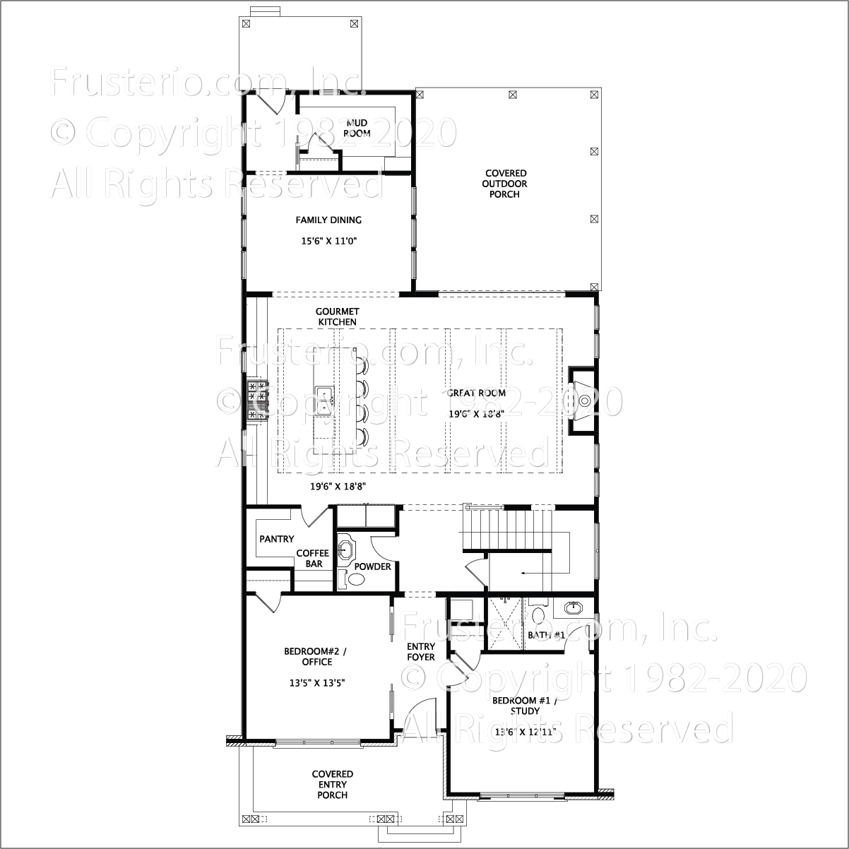 Redmond House Plan First Floor Plan