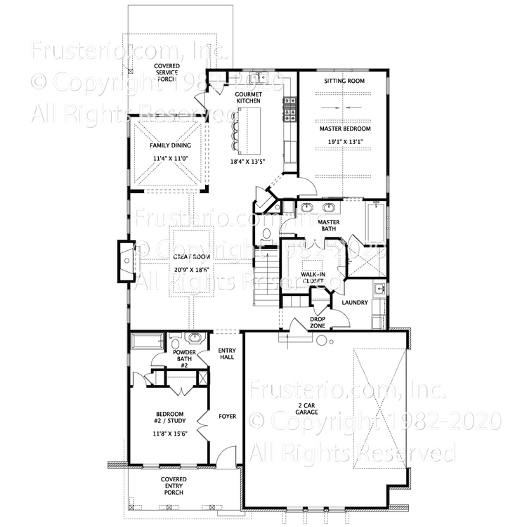 Beckham House Plan First Floor Plan