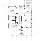 Story House Plan First Floor Plan