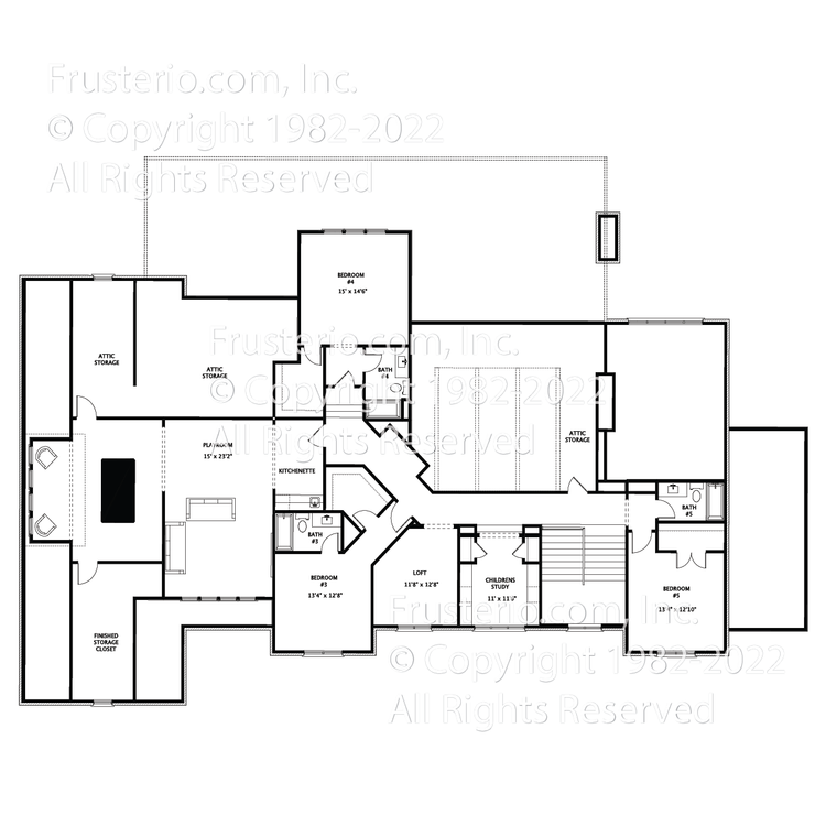 Sutphin House Plan 2nd Floor