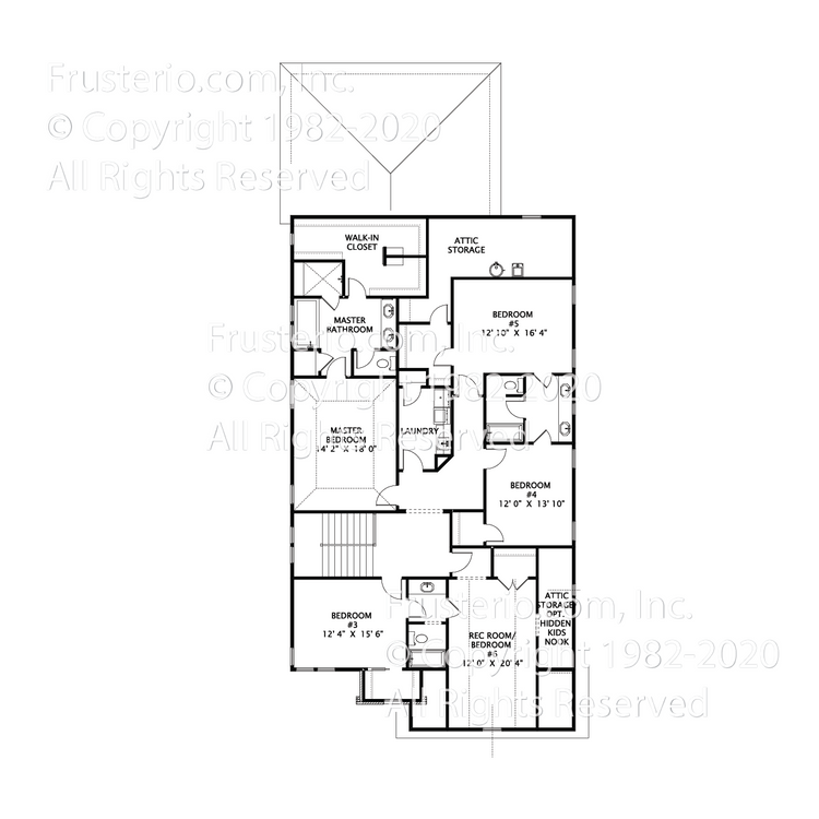 Trove House Plan 2nd Floor