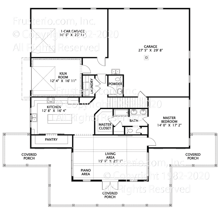 Fletcher House Plan First Floor Plan