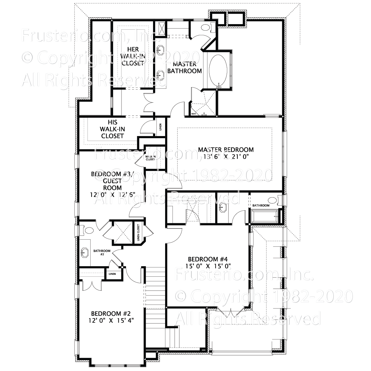 Gallagher House Plan 2nd Floor