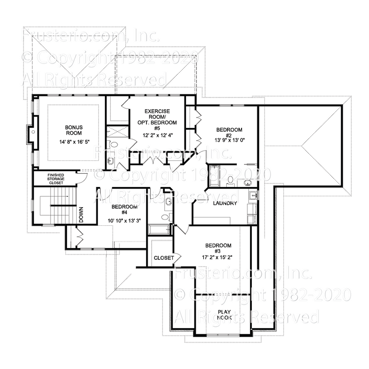 Lagniappe House Plan 2nd Floor