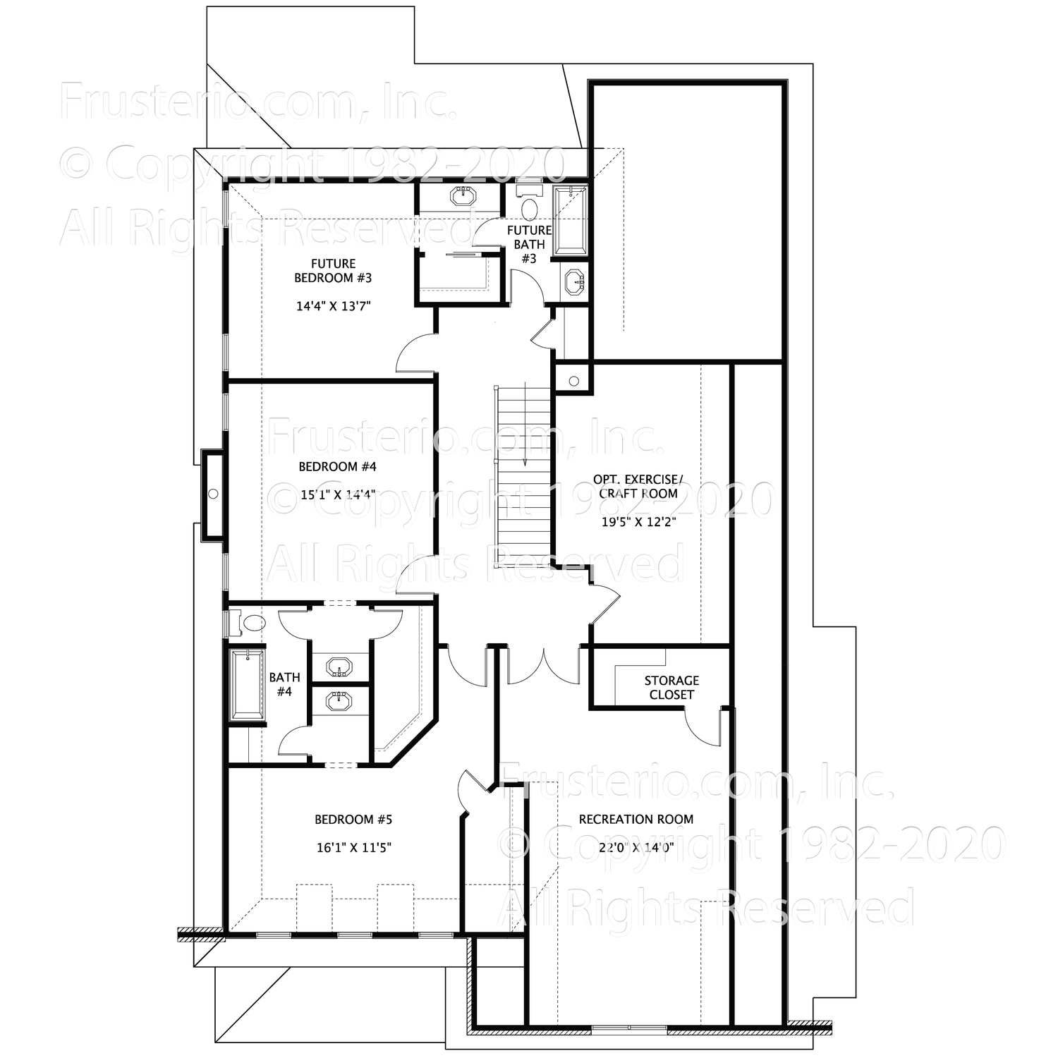 Beckham House Plan 2nd Floor