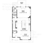 Opal House Plan First Floor Plan