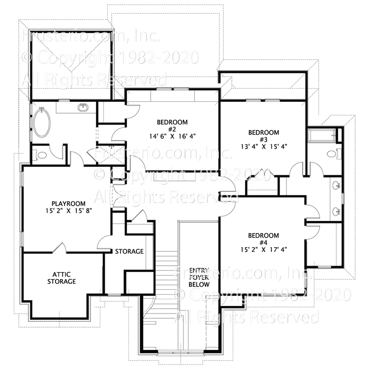 Jordan House Plan 2nd Floor