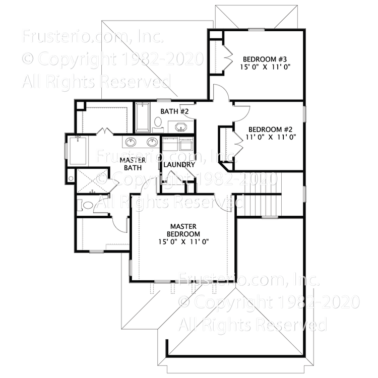 Gardner House Plan 2nd Floor
