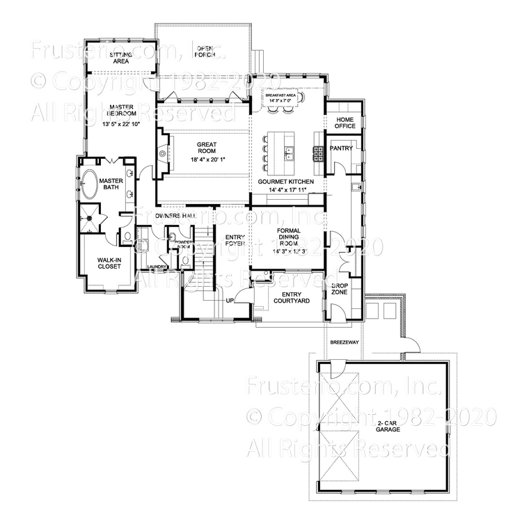 Dogwood House Plan First Floor Plan