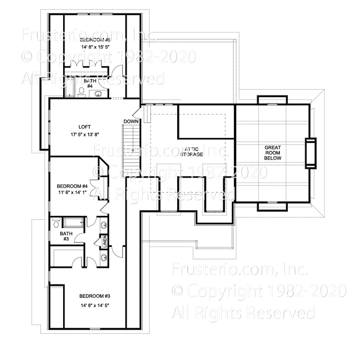 Meredith House Plan 2nd Floor