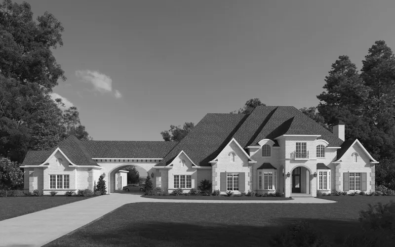 Barcelona house plan exterior