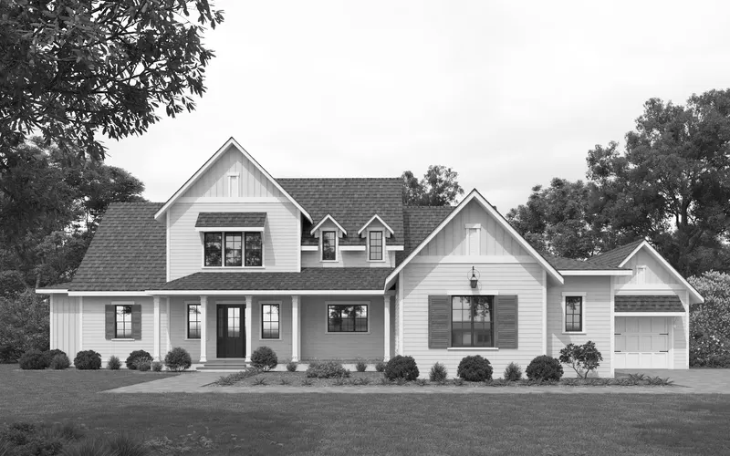 Bellgray house plan exterior