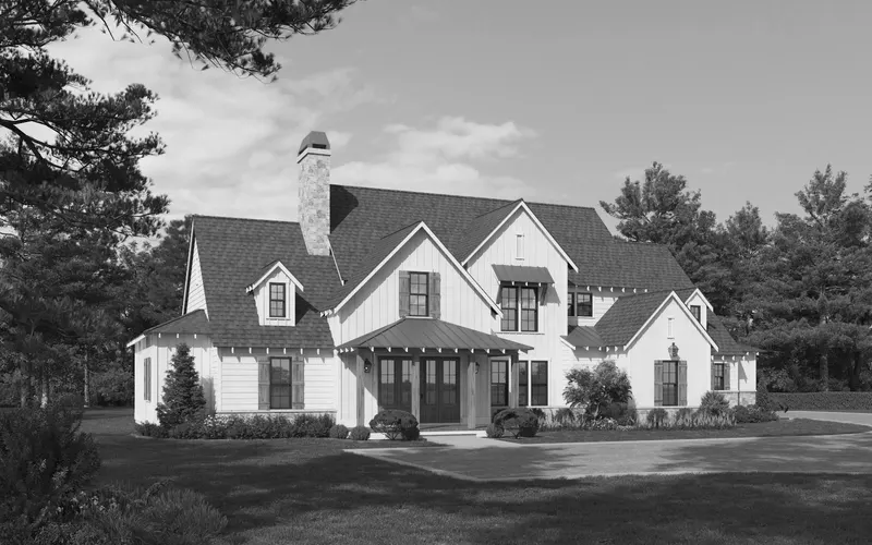 Birch house plan exterior
