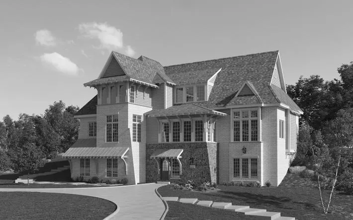 Brighton house plan exterior