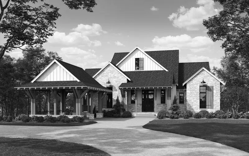 Brittain house plan exterior