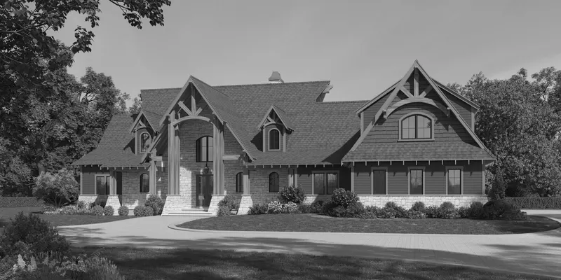 Browning house plan exterior