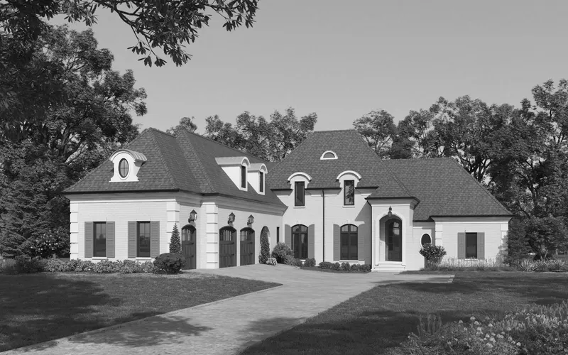 Canton house plan exterior