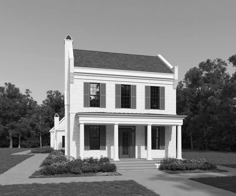 Charleston house plan exterior