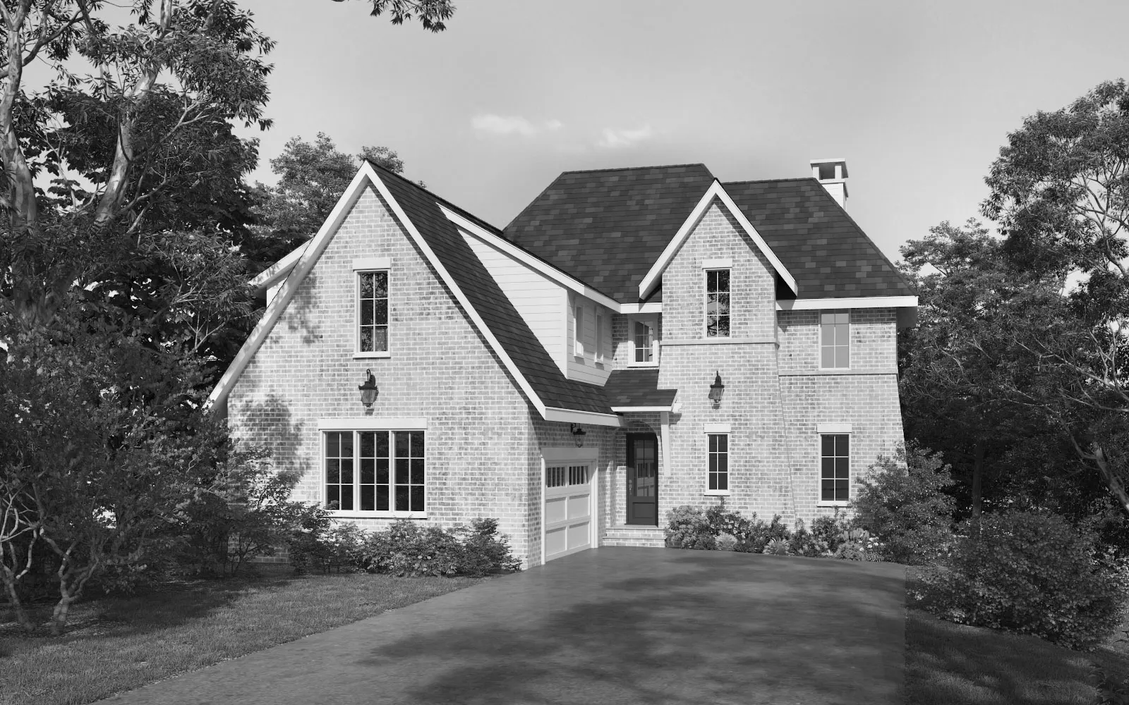 Danton house plan exterior