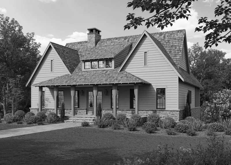 Durham house plan exterior