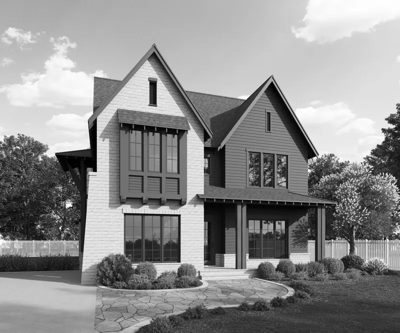 Ezekiel house plan exterior