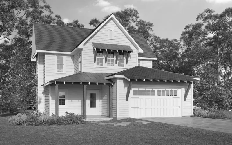 Gardner house plan exterior