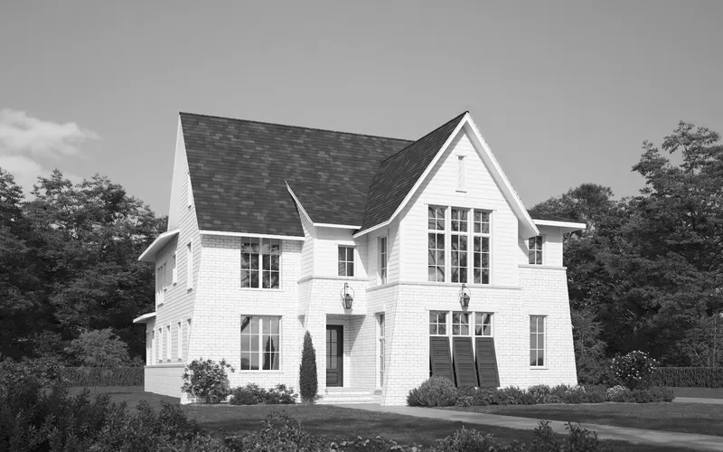 Hansen house plan exterior
