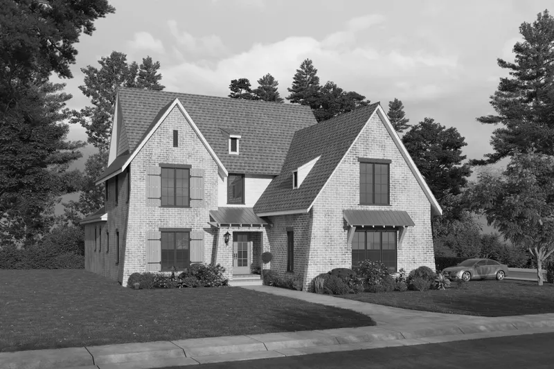 Harper house plan exterior