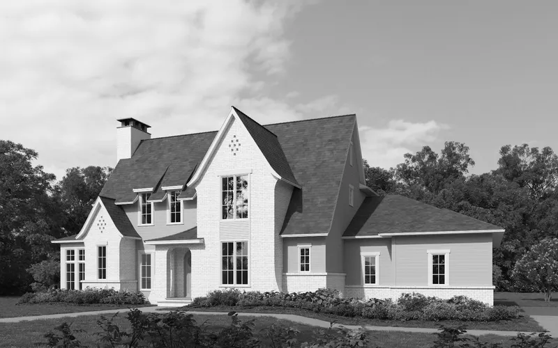 Lancaster house plan exterior