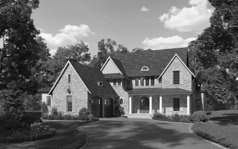 Leese house plan exterior