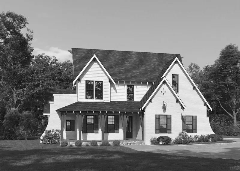 Leighton house plan exterior