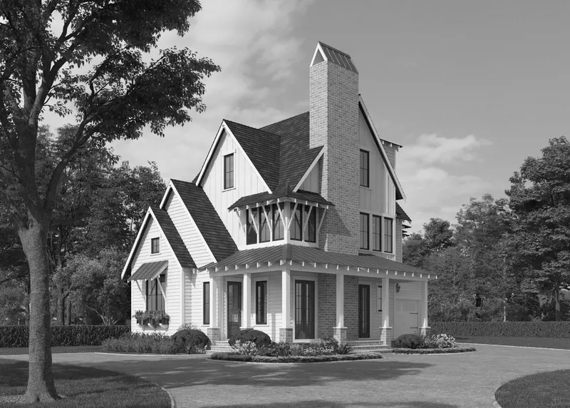 Lennox house plan exterior
