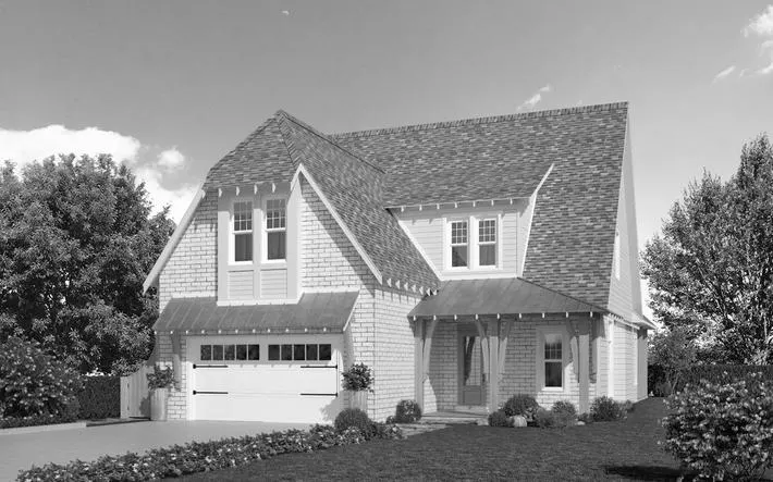Lincoln house plan exterior