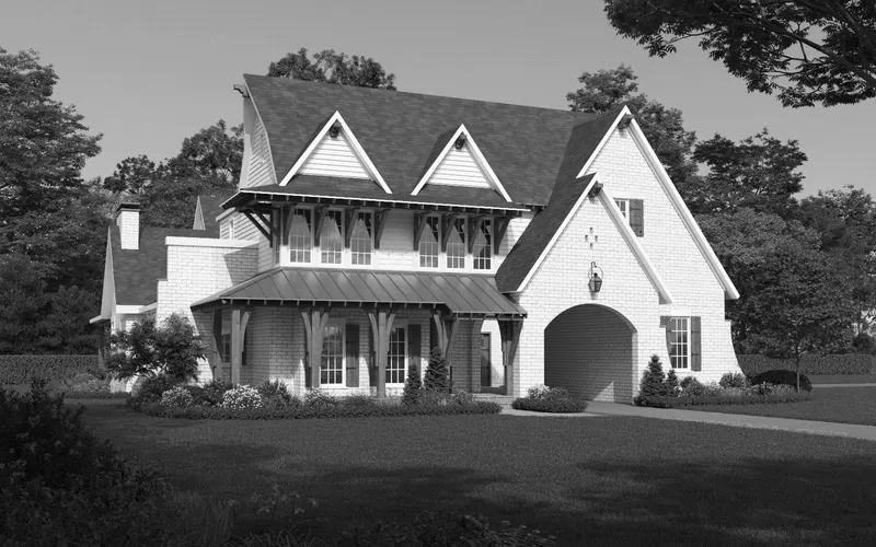 Palmer house plan exterior