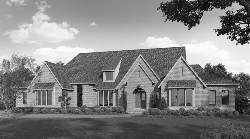 Payne house plan exterior