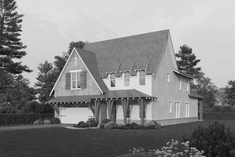 Raines house plan exterior