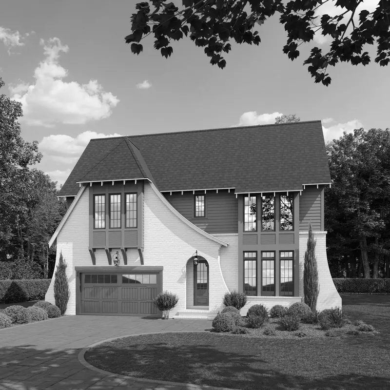 Raj house plan exterior