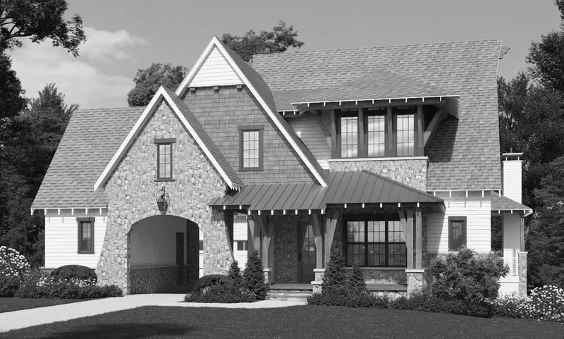 Savannah house plan exterior