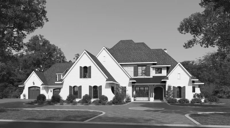 Saxton house plan exterior