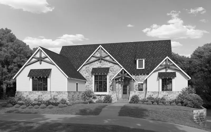 Sykes house plan exterior