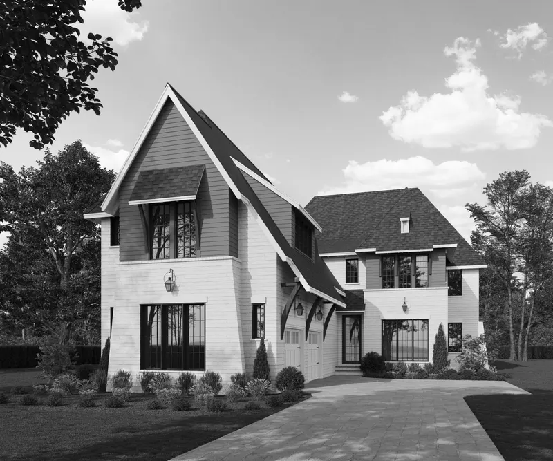 Todd house plan exterior