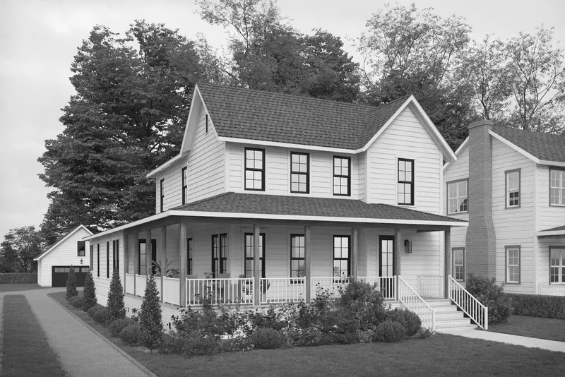 Trenton house plan exterior