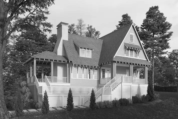 Truman house plan exterior