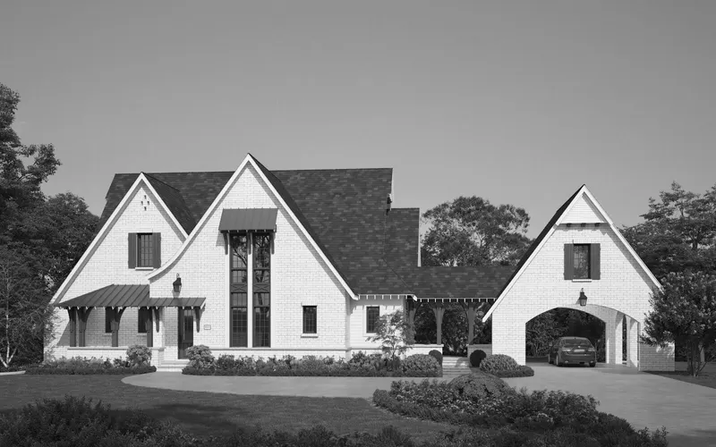Uma house plan exterior