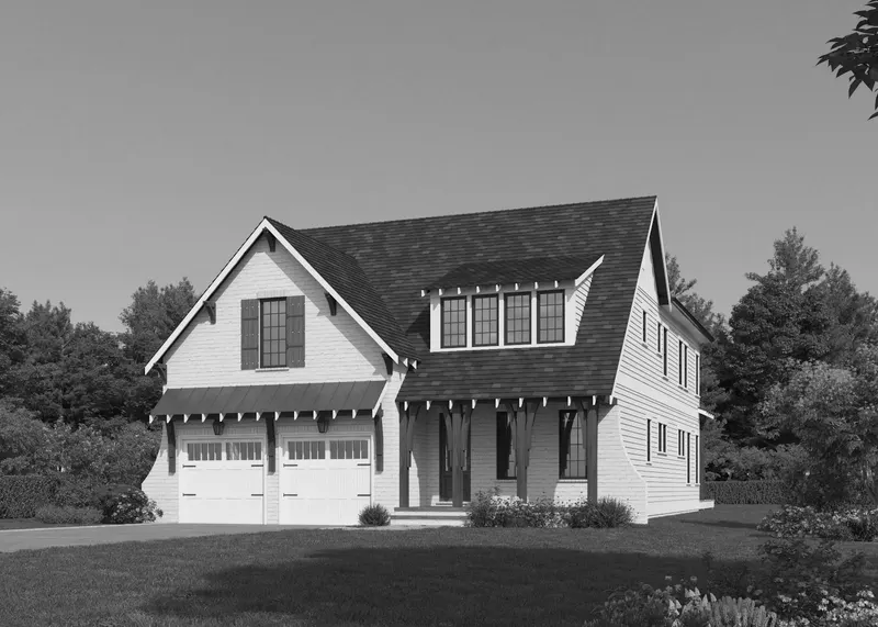 Walker house plan exterior
