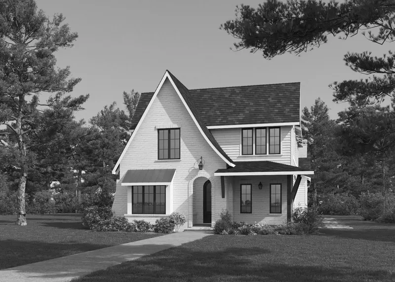 Weston house plan exterior