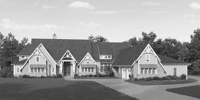 York house plan exterior